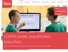 Tablet Screenshot of copra-system.de